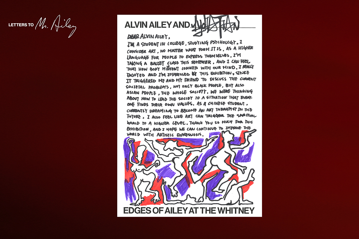 Letters to Mr. Ailey